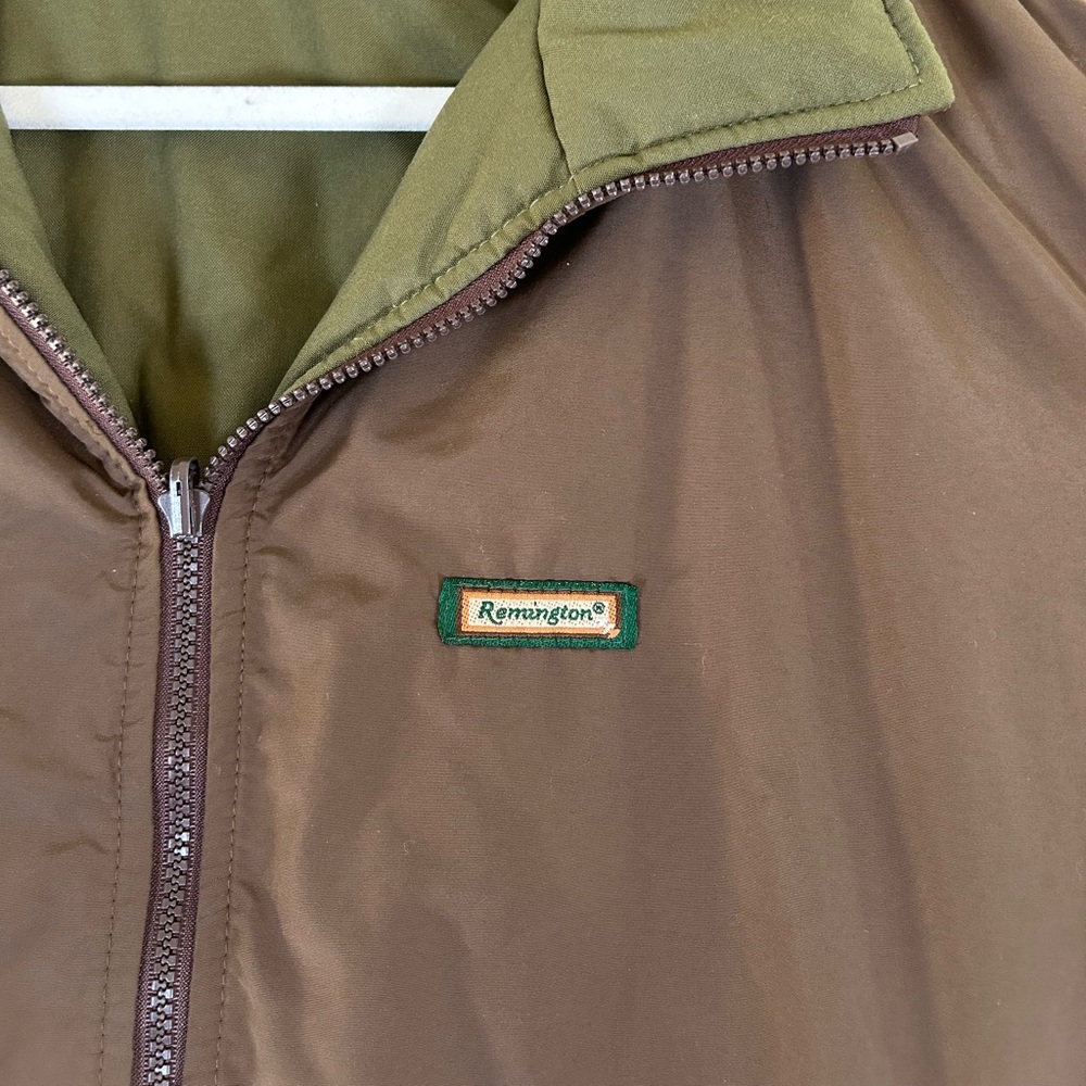 Vintage Remington reversible bomber dark green jacket - Picture 4 of 12